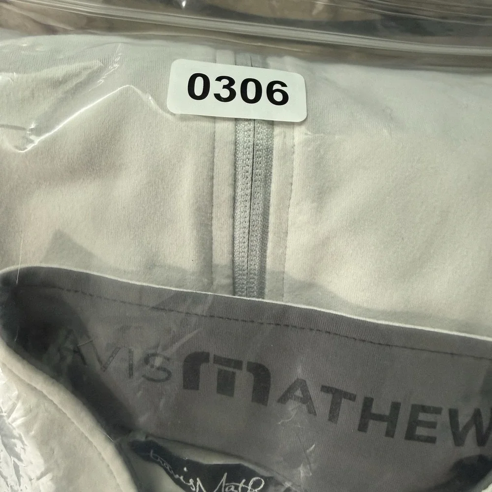 Travis Mathew Sapporo Golf Track Jacket Lightweight Mens XL Black Gray Full Zip